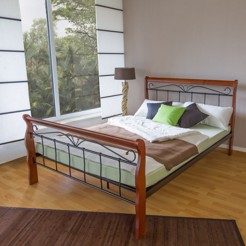 Alarcon Solid Wood Bed, Super King (6')