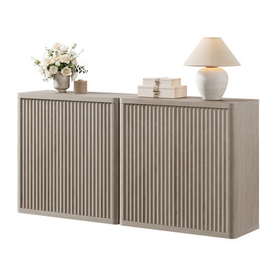 Cesiro 34.6''Wide Buffet Sideboard With Adjustable Shelves