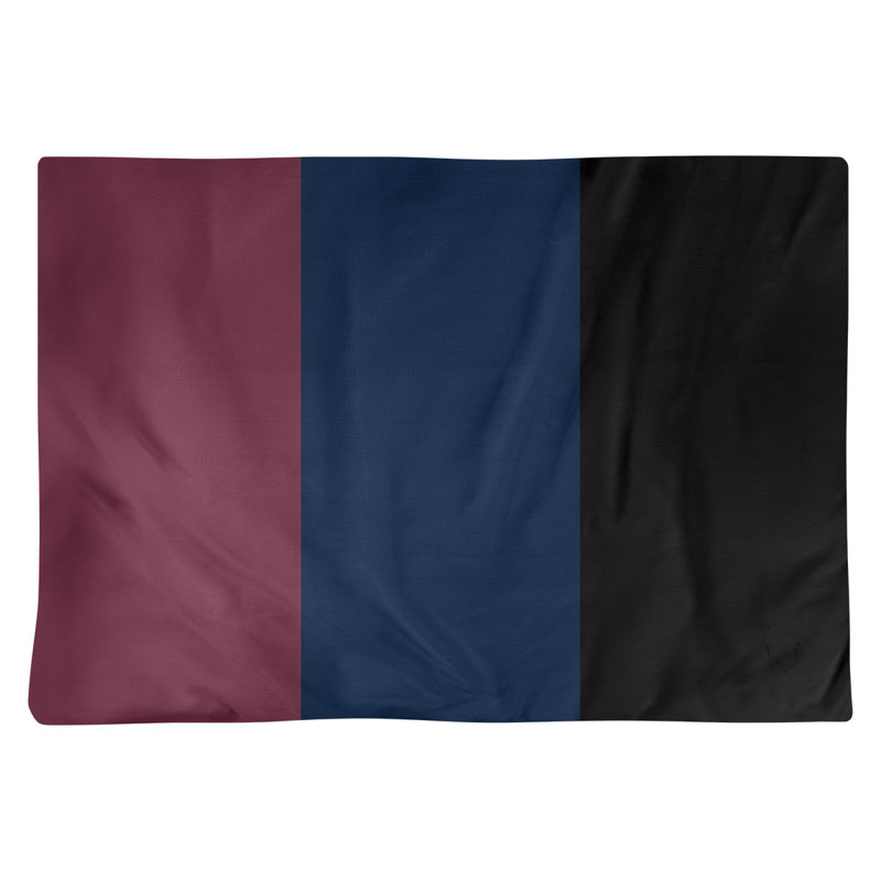 Récapitulatif 18" basket Cleveland, Vin / bleu marine / noir, Sergé de coton