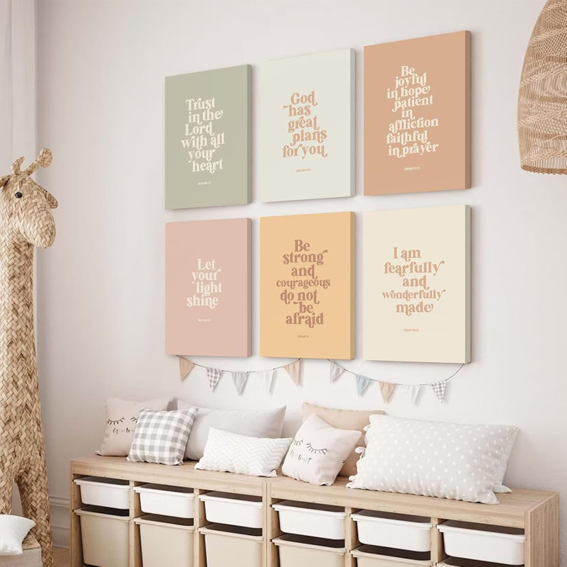 6 Piece Wrapped Canvas Print