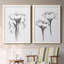 WINDSWept Poppy I - Ensemble de 2 reproductions de cadres photo sur toile-457560642-457560644
