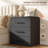 Ovellette 23.5" Curved 3-Drawer Nightstand Set of 2-1034772128