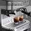 Machine à espresso en acier inoxydable avec moulin et mousseur à lait, pompe à 15 bars, 15 réglages de mouture, porte-filtre de 58 mm, réservoir d'eau amovible de 2,3 L, cappuccino et machine à café au lait