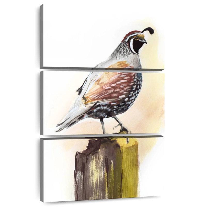 Brampt Quail, 74" H x 48" W