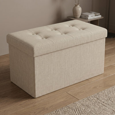 Banc de rangement rembourré Millett