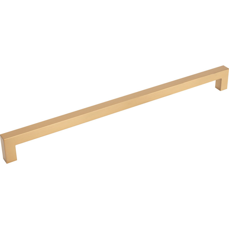 Square Bar pull, Honey Bronze, 12" Center to Center