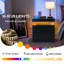 LED Bedside Table with 2 Drawers, Bedside Table with LED Lights for Bedroom-85476454