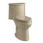 Toilette monopièce allongée économe en eau de 1,28 GPF Adair (siège inclus)-10397007-65043899