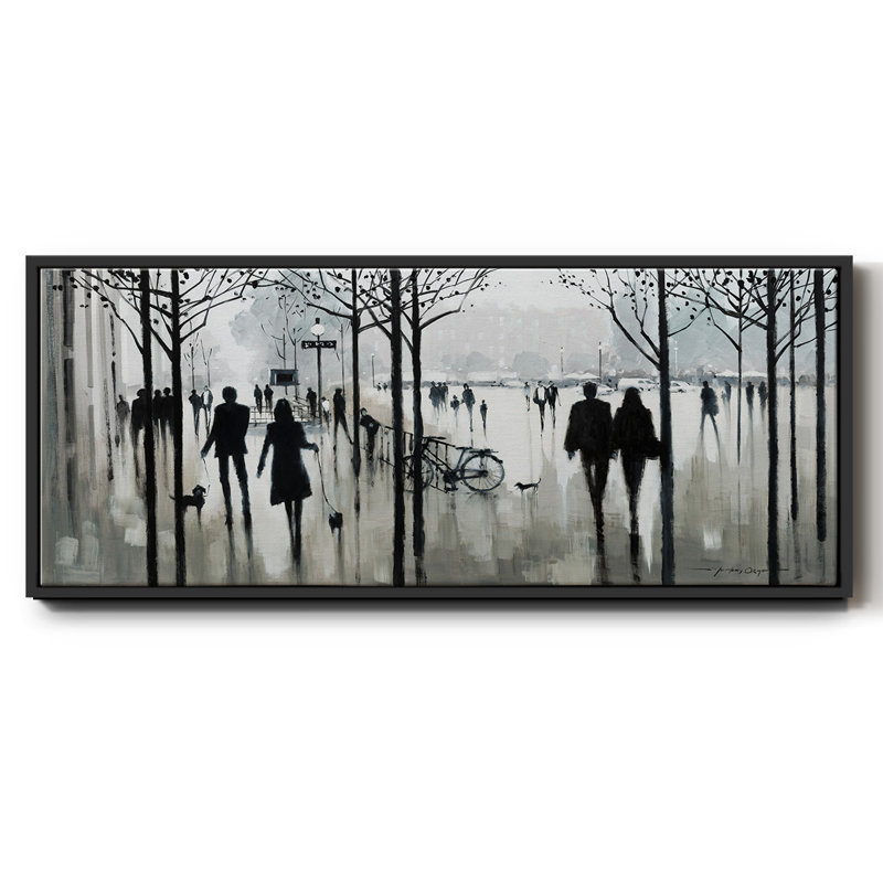 Morning Paris- Framed Canvas
