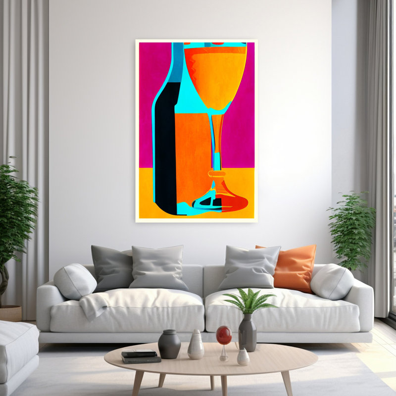 Art contemporain, art contemporain abstrait, H 60 po x l 40 po