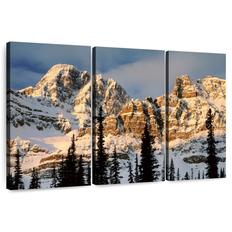 Alvord Banff National Park Mountains, 36" H x 57" W