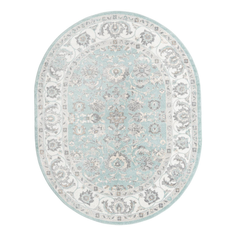 Hilley Oriental Indoor Rug, Oval 7'10" x 10'