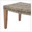 Fauteuil en bois et osier Hampton