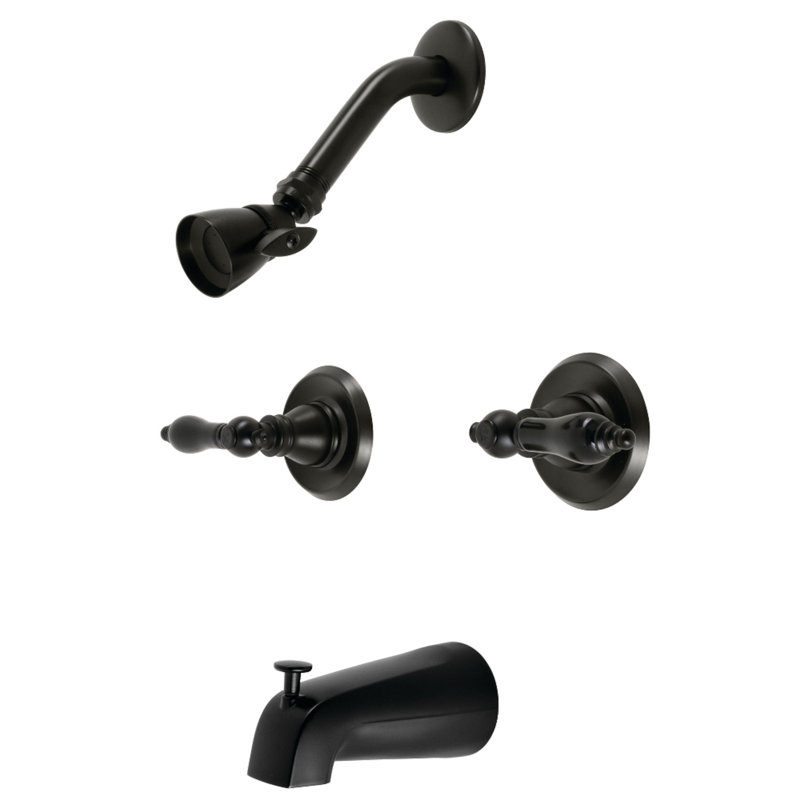 Robinet de baignoire et douche Duchess, Noir mat