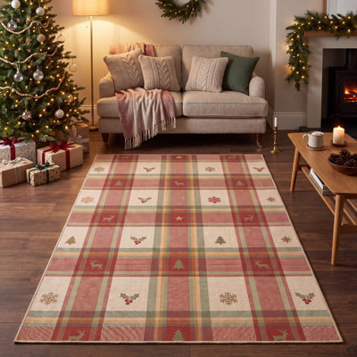 Tapis de Noël moderne Cizre