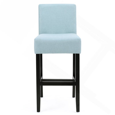 Tabouret 30 "en tissu avec cadre en bois massif (ensemble de 2)