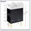 Meuble-lavabo 21,6 po, armoire combinée, meuble de rangement pour salle de bain, lavabo simple en céramique, rangement à gauche-472966928