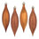 Four-Finish No Pattern Finial Ornament