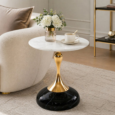 Table de bout ronde à piédestal