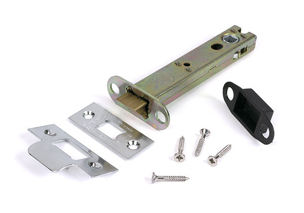 Aged Brass 5" Heavy Duty Latch, Satin Chrome