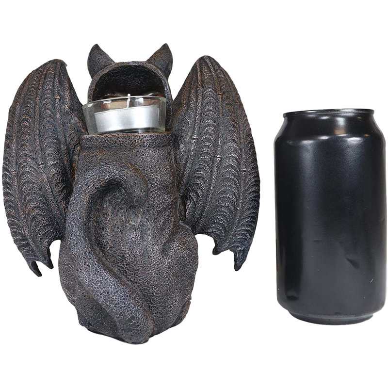7'' H Stone Tabletop Tealight Holder