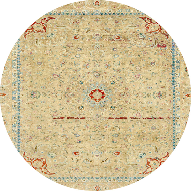 Tapis abstrait moderne 2117, Rond 4 pi