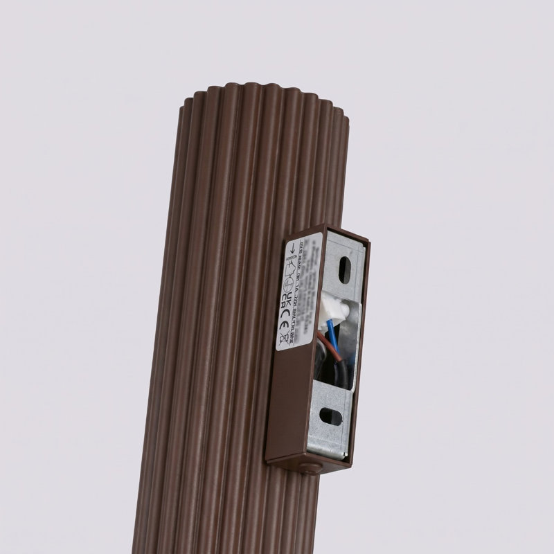 Karbon Aluminium Wall Sconce, Wall lamp KARBON 20 brown, Brown, 2 Lights