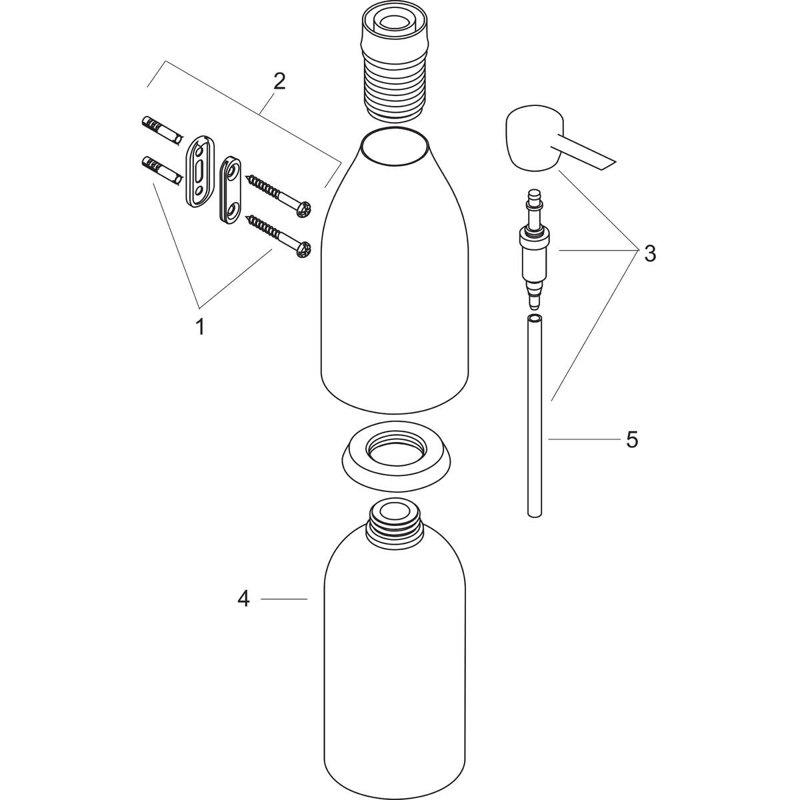 Starck Soap Dispenser, Chrome