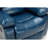 Charlotte Navy Blue Leather Gel Recliner