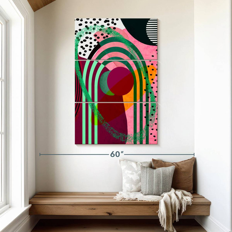 Avery éclaboussure de couleur, H 50 po x l 32 po