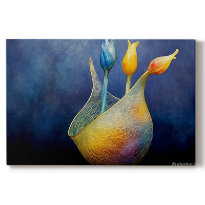 Série Floral-XCVII -Galerie enveloppée Cavas