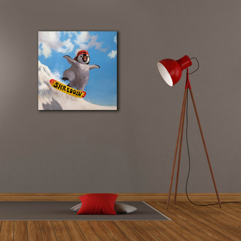 «Crest Rider» par Lucia Heffernan, art mural sur toile, H 26 po x l 26 po x P 1,5 po