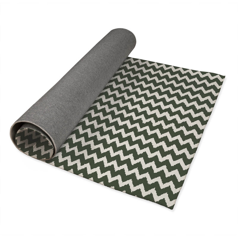 Chevy Tribal Slate Kids Play Mat, Chimichurri/Green, Rectangle 48" x 72"