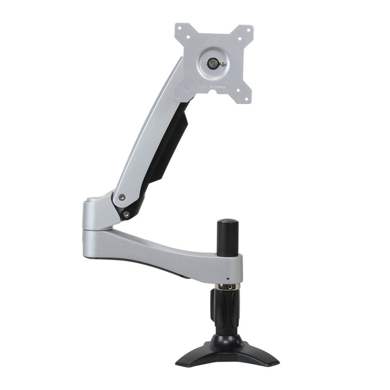 Support de bureau à DEL noir / argent Memorial pouvant supporter jusqu'à 22 lb