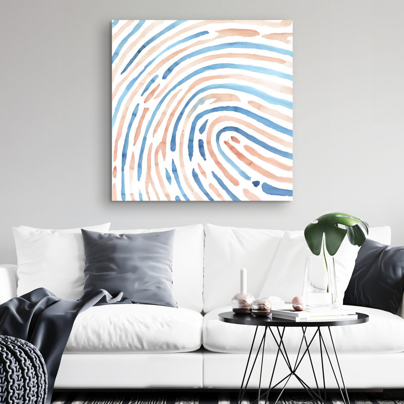 Footprint - 32"x32" art on canvas