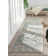 Ksamil Abstract Area Rug In Blue/Light Grey