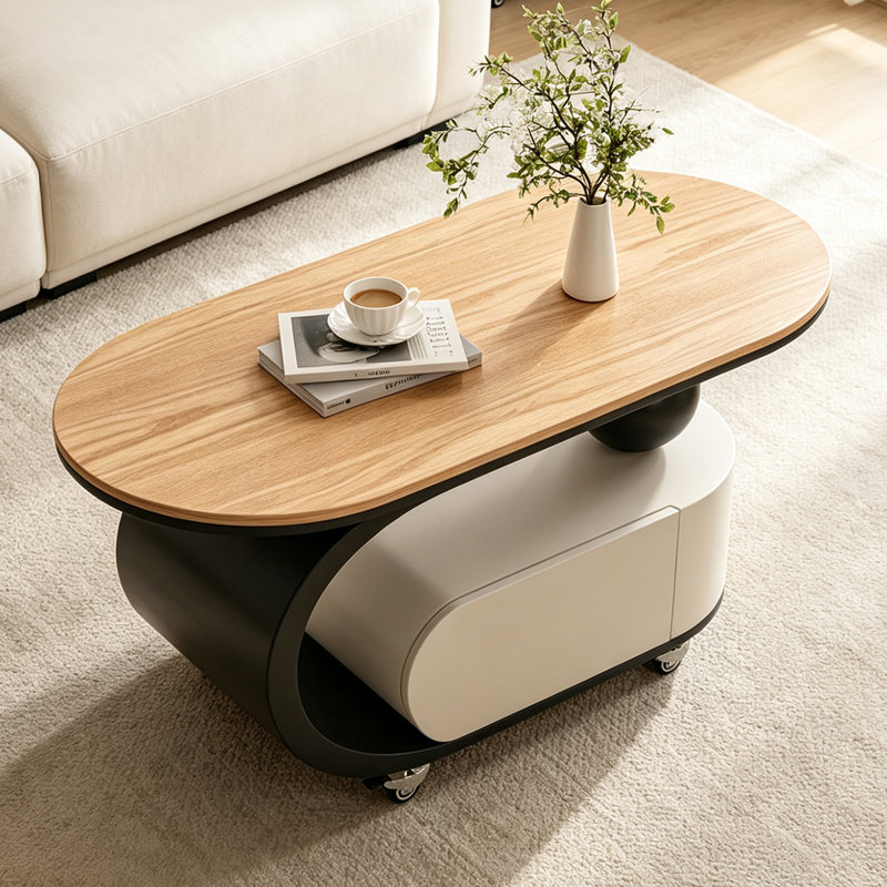 Table basse French Cream, H 17,71 po x l 47,24 po x P 23,62 po