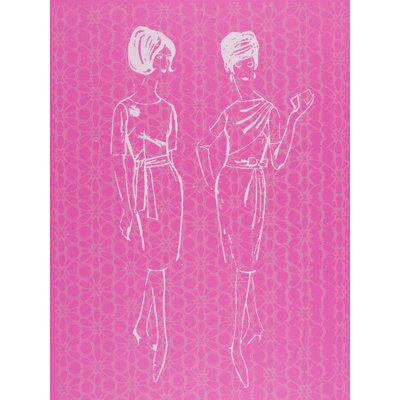 Ladies On Pink Print by Jphono 1