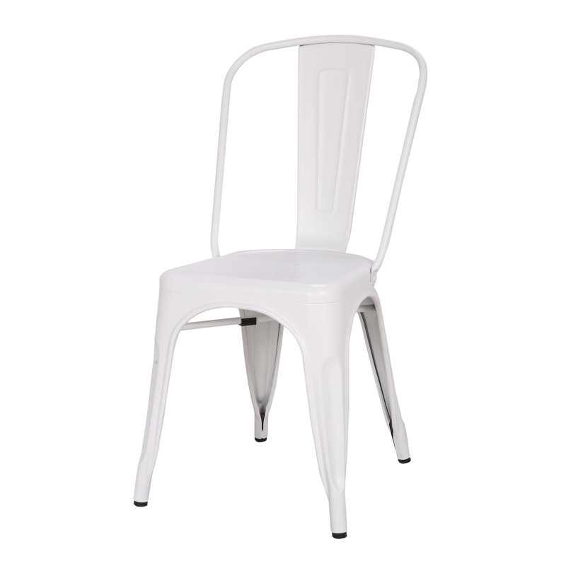 17.71'' H Upholstered Side Chair, Frosted White