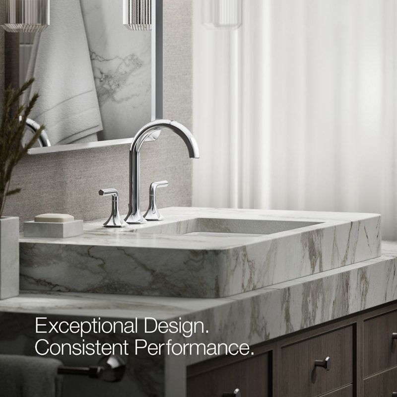 Occasion Single Hole Bathroom Faucet, Polished Chrome