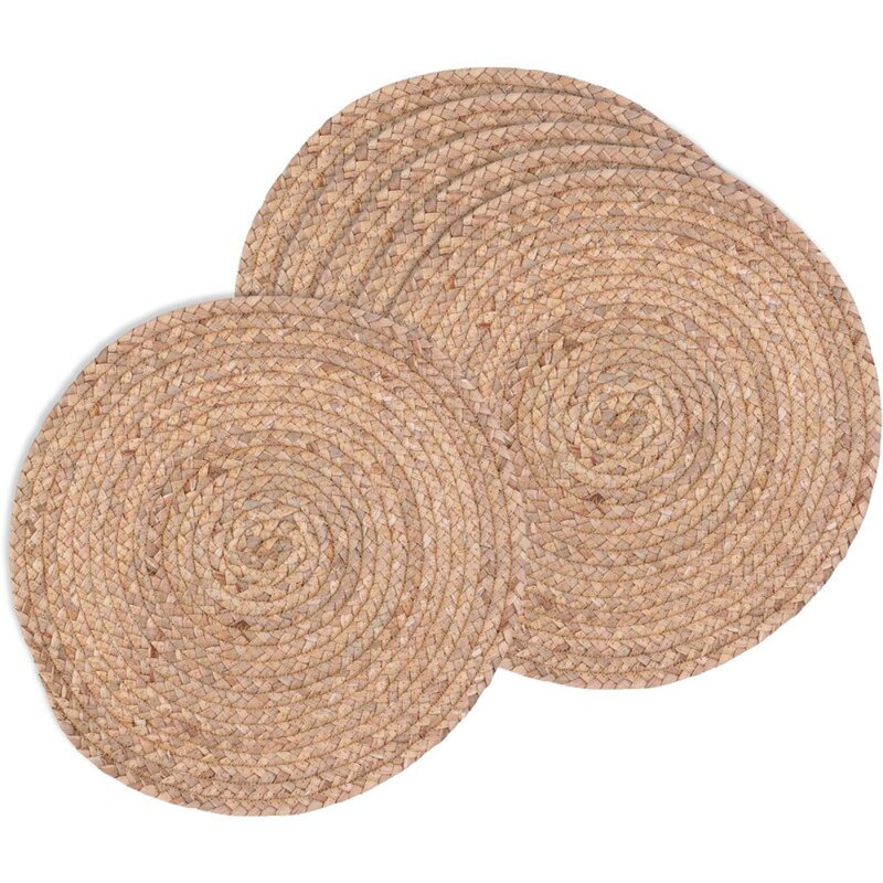 Franzella Jute No Pattern Round Placemat