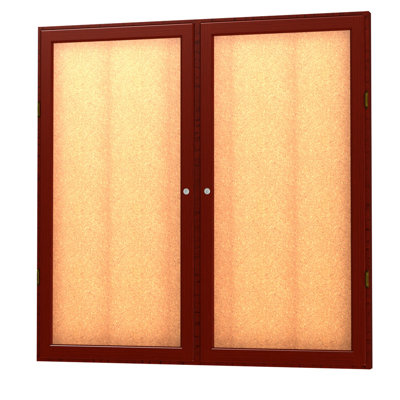 Messenger Series Ghent No Cork Wall Wood Bulletin Board
