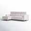 Canapé modulaire à méridienne 2 pièces Arnettie-1129381464