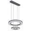 Rockfield 1 - Light Black LED Geometric Pendant