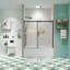 Porte de douche en verre de baignoire, porte coulissante, avec verre trempé-112518795