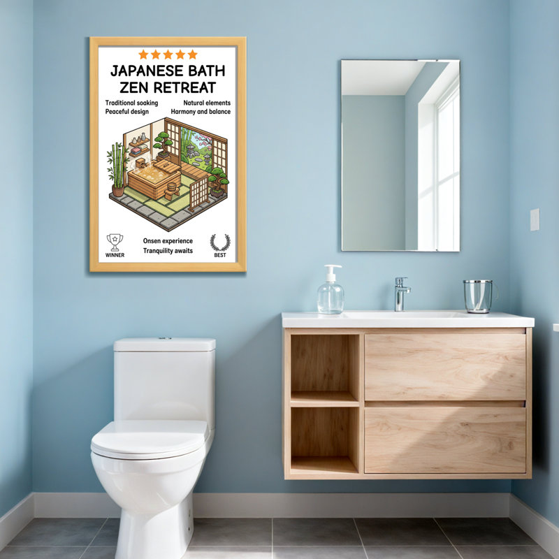 Bath & Laundry, H 18 po x l 12 po, Toile tendue, Ne s’applique pas