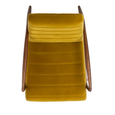 Barrow Oak Velvet Armchair