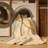 Machine Washable Higgins Pumpkin Pie Modern Rug in Brown – Beige Binding-1018601058