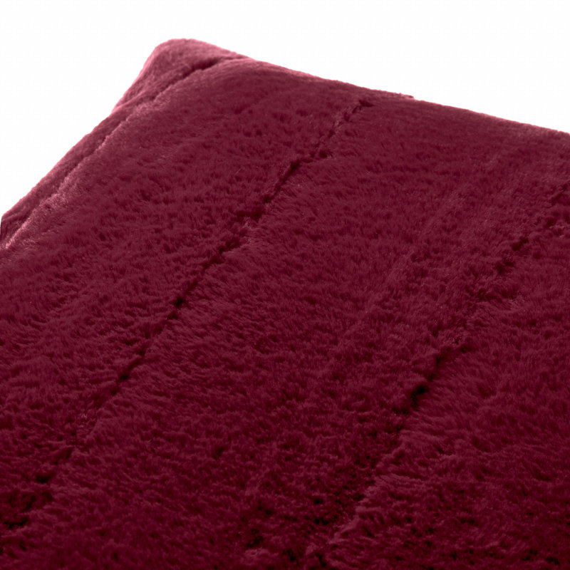 Empress Square Cushion, Red, 45cm H x 45cm W