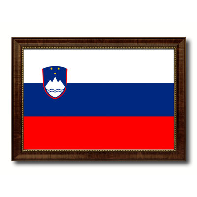 « slovenia country flag », impression sur toile encadrée